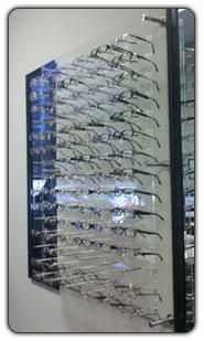 Some of the frames available in the optical department of Friedrich Eye Associates